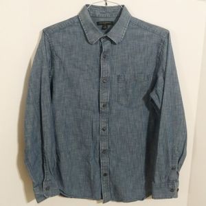 Banana Republic Factory Denim Button Down Shirt